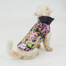 Görseli Galeri görüntüleyiciye yükleyin, Köpek Montu - Puffer Series - Graffiti